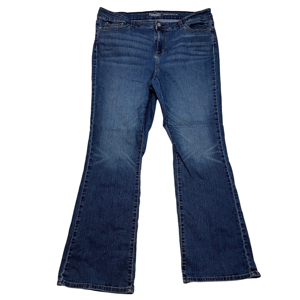 Signature by Levi Strauss Jeans Womens 20W Blue Modern Boot Cut Stretch